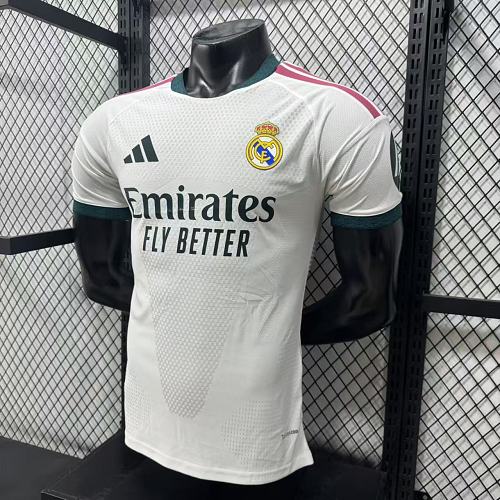 2026/27 Real Madrid Player Version Home White Jersey UCL Patch Personalized