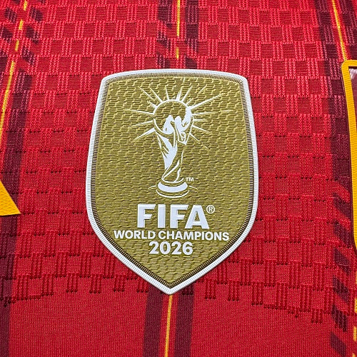 Spain 2026 Home Player Jersey Two-Star Edition