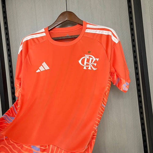 Flamengo 2026-27 Goalkeeper Jersey – Orange | Short Sleeve