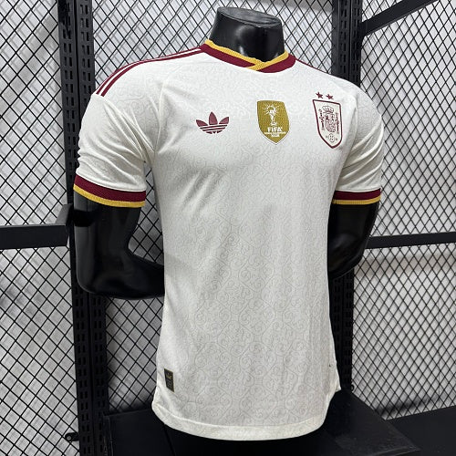 Spain 2026 FIFA World Cup Champions Home Jersey 2 Stars Patch Personalized S-3XL
