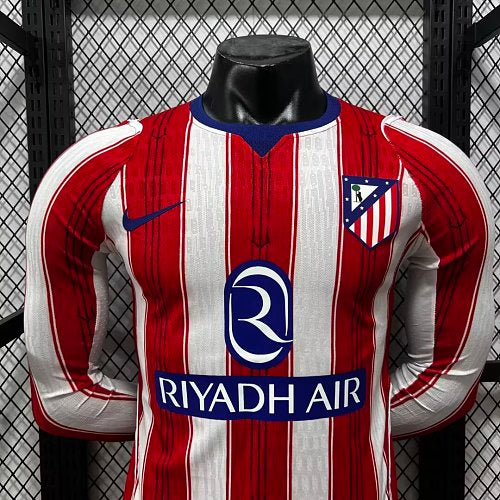 Atlético Madrid 2026–2027 Home Long-Sleeve Jersey – Sørloth #9