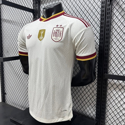 Spain 2026 FIFA World Cup Champions Home Jersey 2 Stars Patch Personalized S-3XL