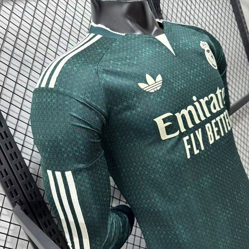 2026/27 Real Madrid Player Version Away Long Sleeve Jersey UCL Personalized