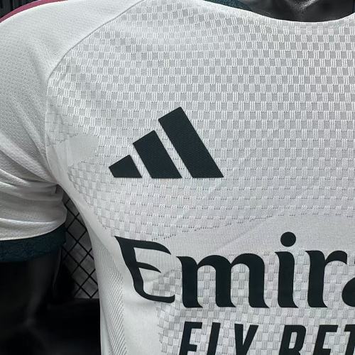 2026/27 Real Madrid Player Version Home White Jersey UCL Patch Personalized