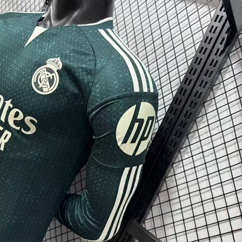 2026/27 Real Madrid Player Version Away Long Sleeve Jersey UCL Personalized