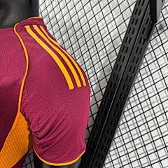 AS Roma 2025-26 Home Jersey – Player Version | Short Sleeve | S–2XL