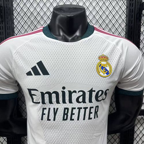 2026/27 Real Madrid Player Version Home White Jersey UCL Patch Personalized