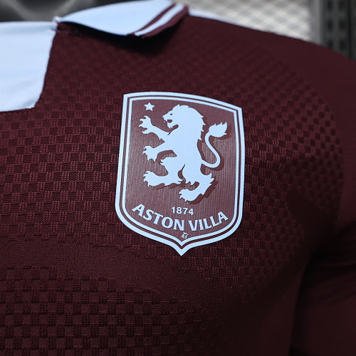 Aston Villa Home Long-Sleeve Player Jersey