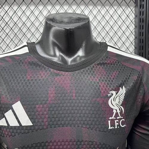 Liverpool 2026-2027 Away Long Sleeve Player Version Jersey Personalized PL UCL Patch Rare