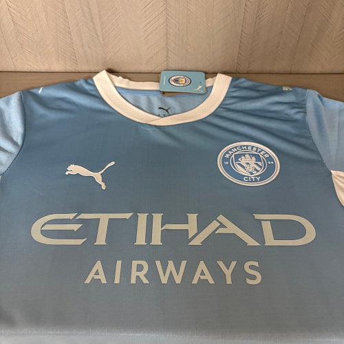 Maillot de football domicile Manchester City Version Joueur – Edition Match Unisexe du S au 3XL