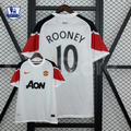 Manchester United 2010-2011 Retro Away Jersey #10 Rooney Personalized PL Patch Rare