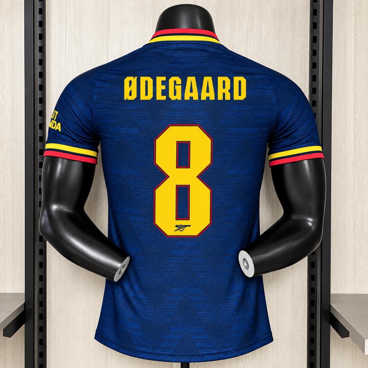 Arsenal FC 2026-27 Away Player Version Jersey | Ødegaard #8 | UCL Patch | Sizes S–3XL