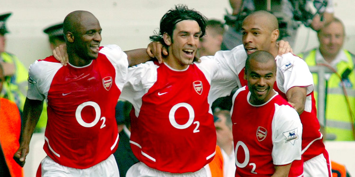 Arsenal 2002-04 Retro Home Jersey | Custom Name & Number | Premier League
