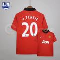 Manchester United 2013-2014 Retro Home Short Sleeve Jersey #20 Van Persie Personalized PL Rare
