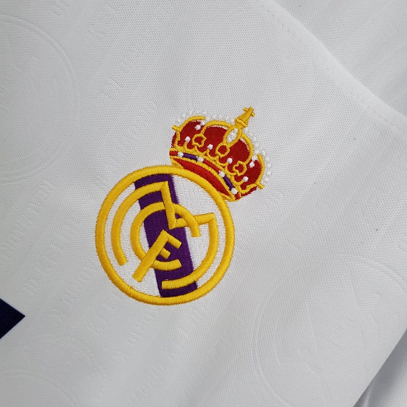 1996/97 Real Madrid Retro Home Jersey #9 Suker LaLiga