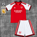 Kids Arsenal FC 2026-27 Home Jersey | Custom Name & Number | UCL or Premier League Patch | Sizes 16–28